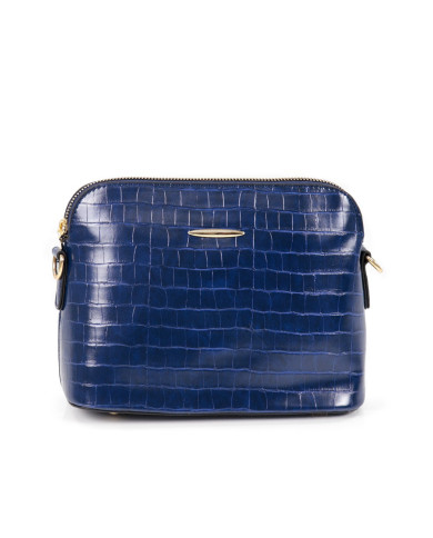 Bolso Mujer Azul con Manija de Cadenas