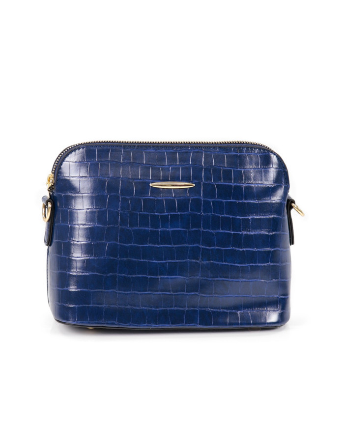 Blue Women's Bag with Chains Handle