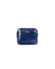 Bolso Mujer Azul con Manija de Cadenas
