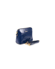 Bolso Mujer Azul con Manija de Cadenas