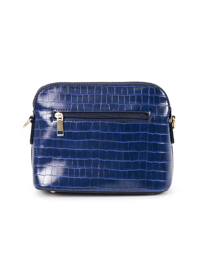 Blue Women's Bag with Chains Handle