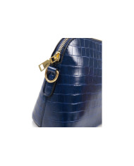 Blue Women's Bag with Chains Handle