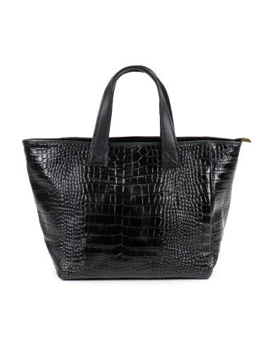 Black Women's Bag in Skin