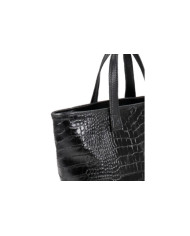 Black Women's Bag in Skin