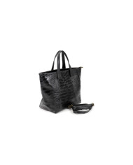 Black Women's Bag in Skin