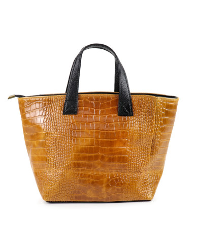 Bolsa de mujeres de camello en piel