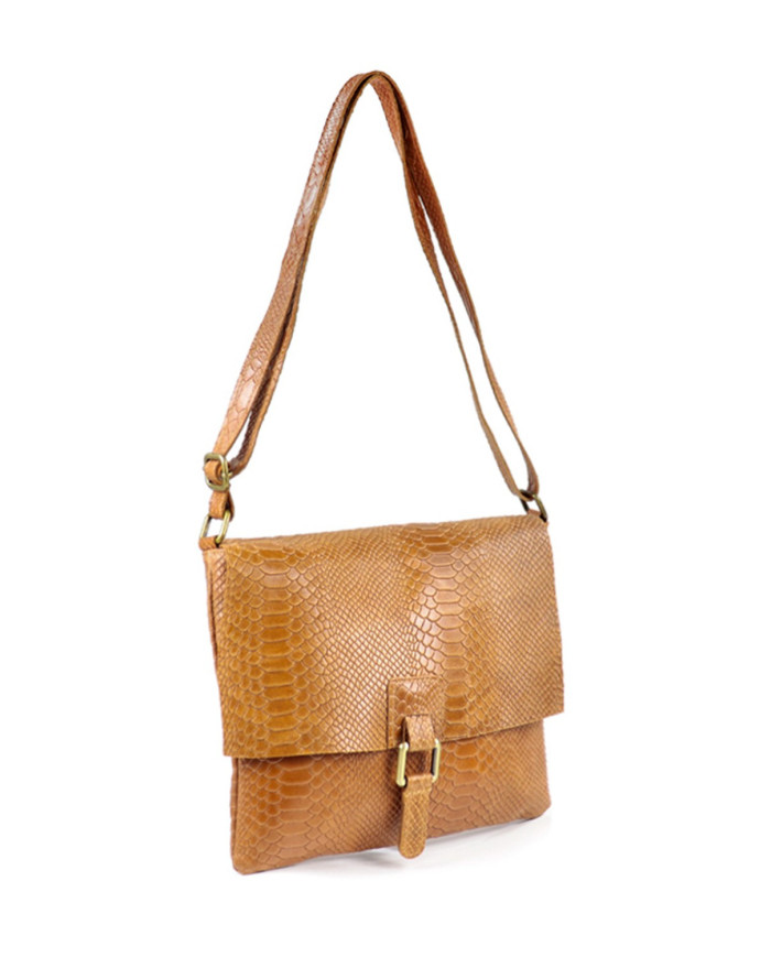 Mala Camel de Mulher Tiracolo em Pele