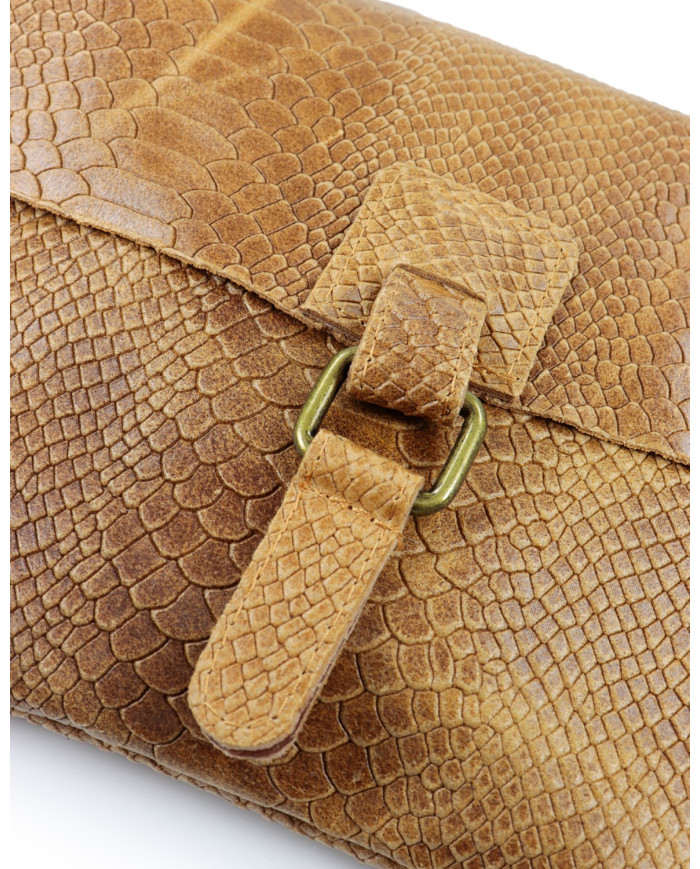 Mala Camel de Mulher Tiracolo em Pele