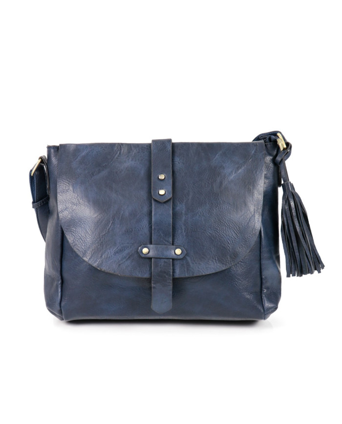 Women's Bag in Blue Tiracolo