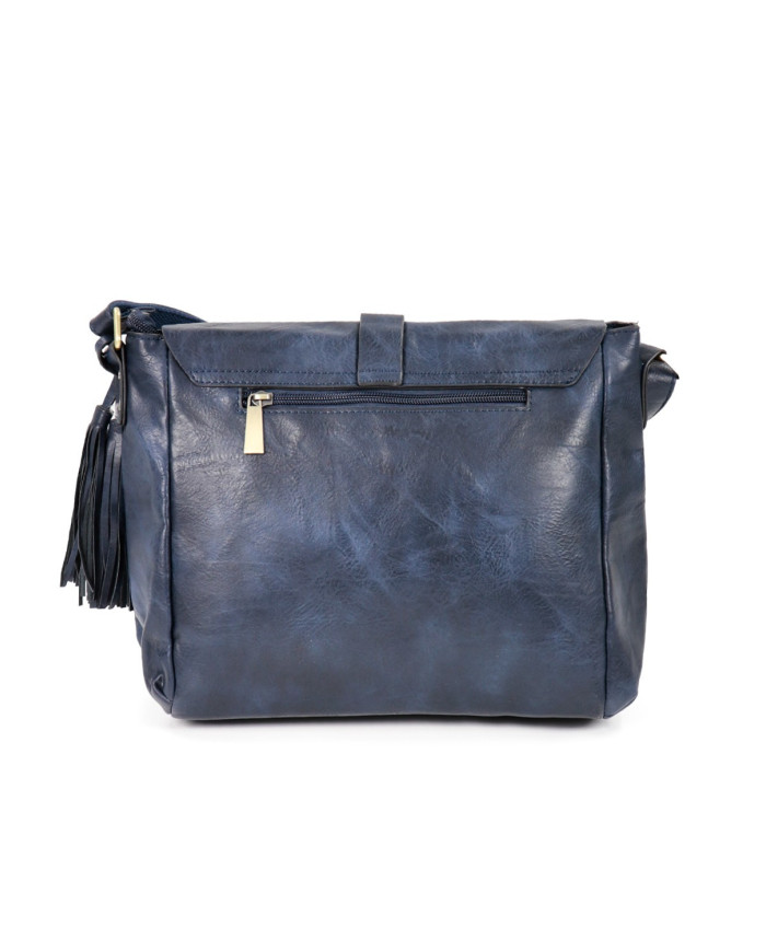 Women's Bag in Blue Tiracolo