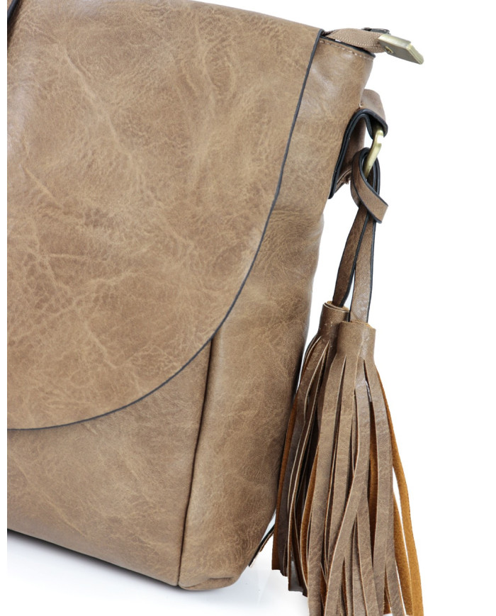 Bolsa de mujeres Taupe Tiracolo
