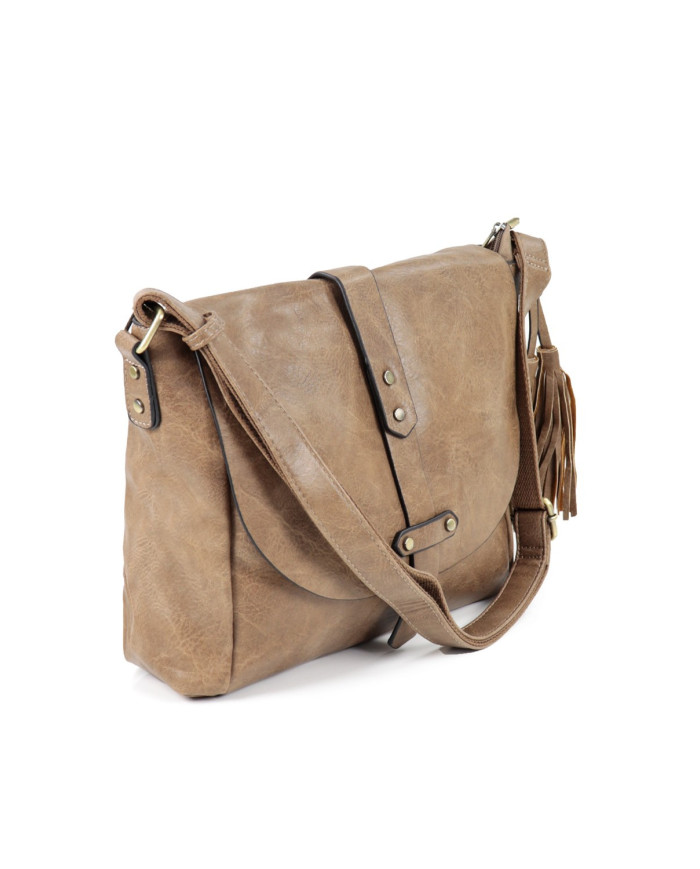 Women's Bag Taupe Tiracolo