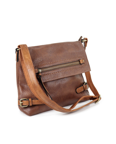 Mala Feminina Camel de Alça Ajustável