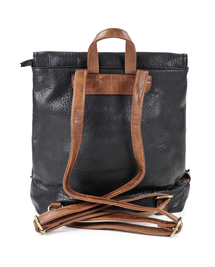Women's Black Backpack Square