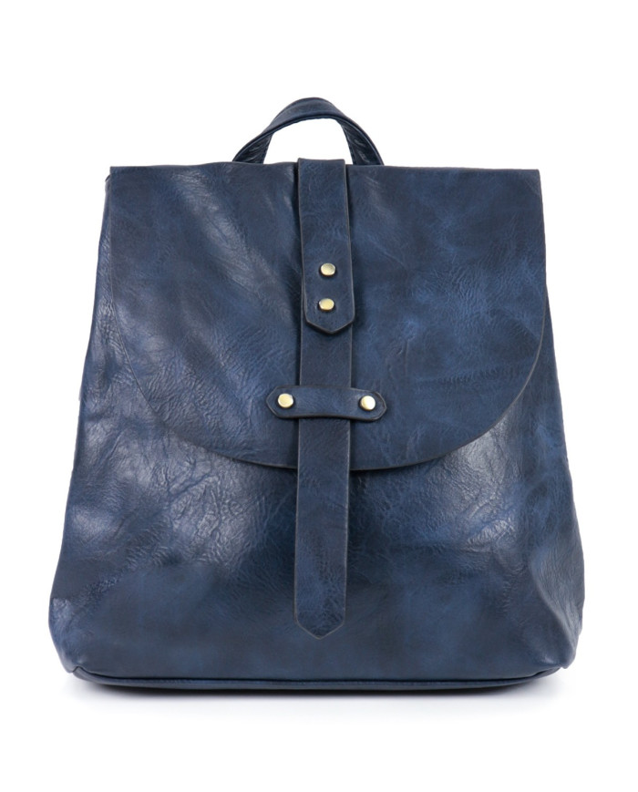 Women's Blue Backpack with Tachas