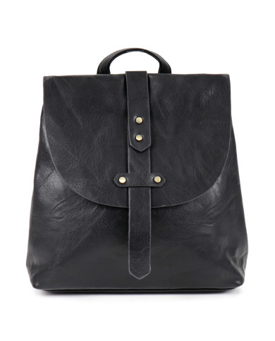 Mochila negra de mujeres con Tachas