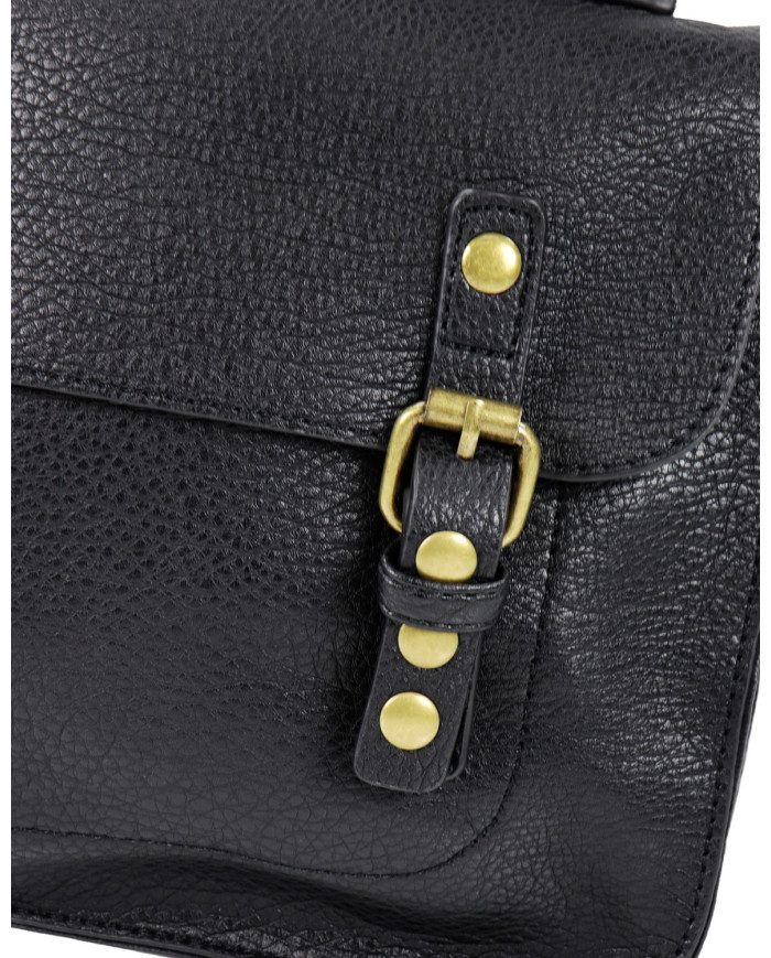 Bolsa Tipo Carpeta de mujer en negro