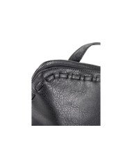 Women's Black Backpack with Zipper