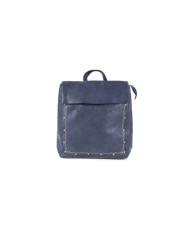 Women's Blue Backpack with Tachas on Front