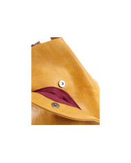 Mochila Mostarda Tipo Saco Feminina