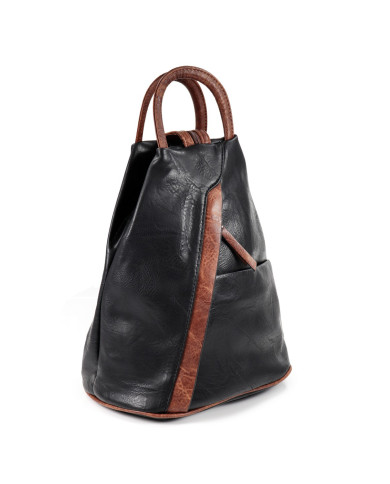 Mochila Feminina Preta Tipo Saco