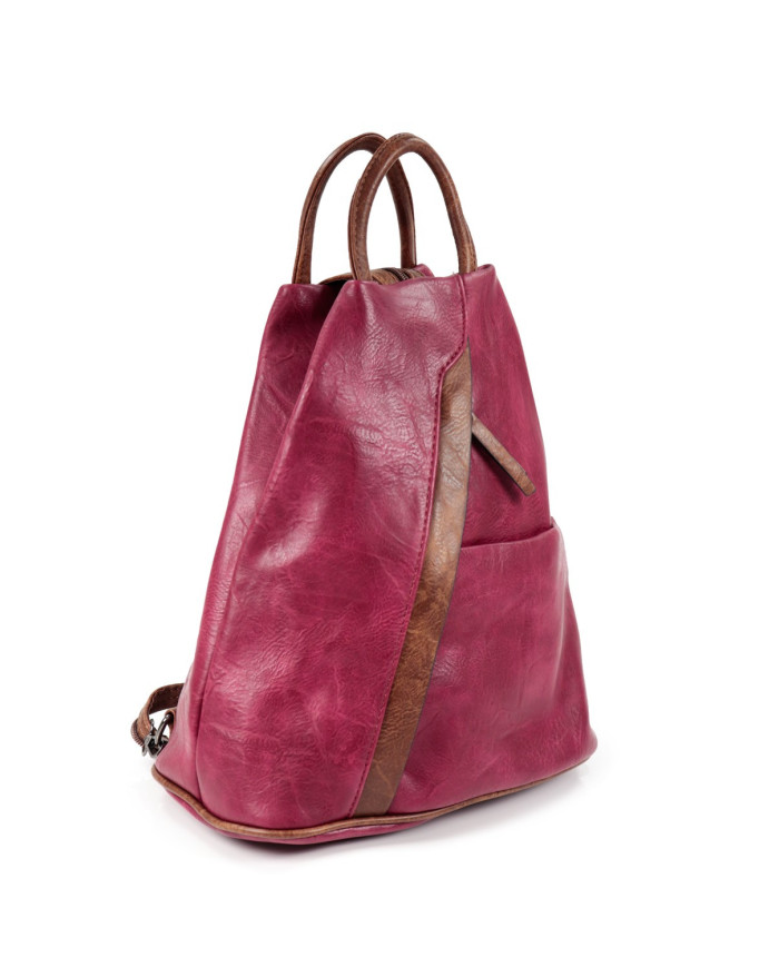 Mochila Feminina Bordô Tipo Saco