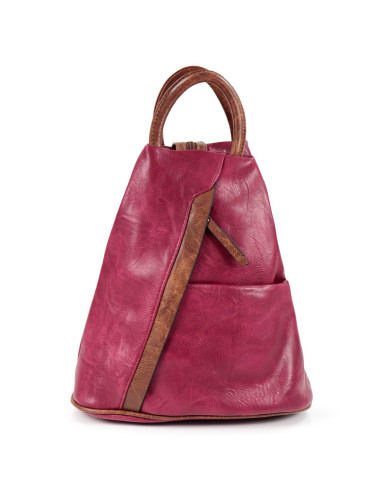 Mochila Feminina Bordô Tipo Saco