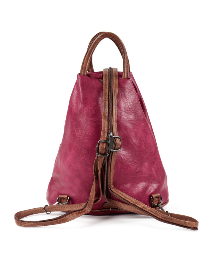 Mochila Feminina Bordô Tipo Saco