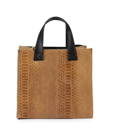 Women's Hand Camel Bag in Skin