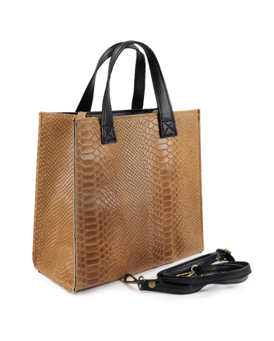Women's Hand Camel Bag in Skin