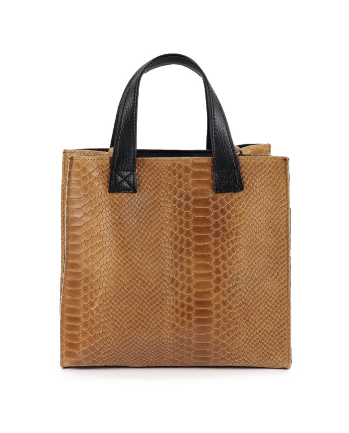 Women's Hand Camel Bag in Skin
