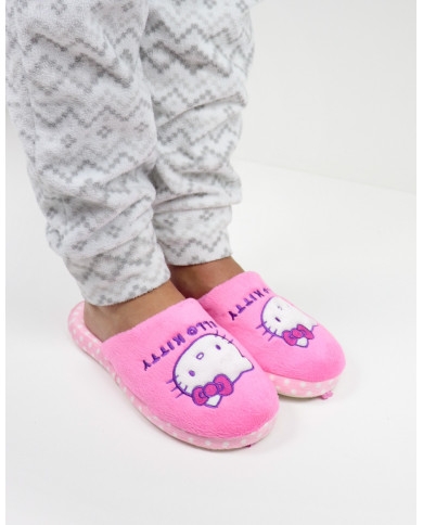 Ladies Room Slippers Hello Kitty