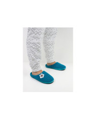DeFonseca Ladies Room Slippers with Flower