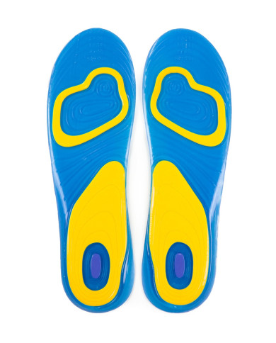 Blue and Yellow Anti-Allergic Gel Insoles