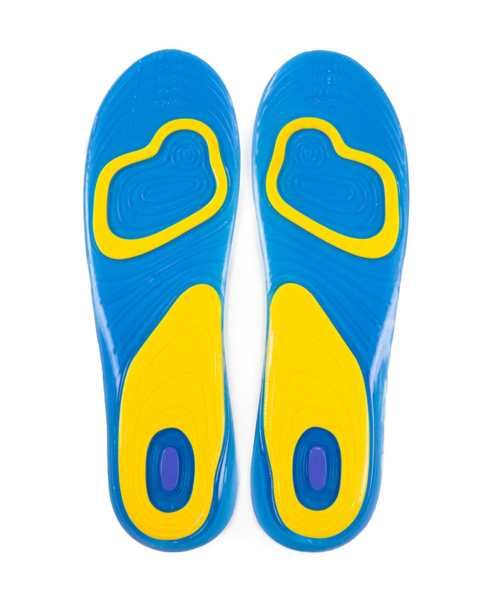 Blue and Yellow Anti-Allergic Gel Insoles