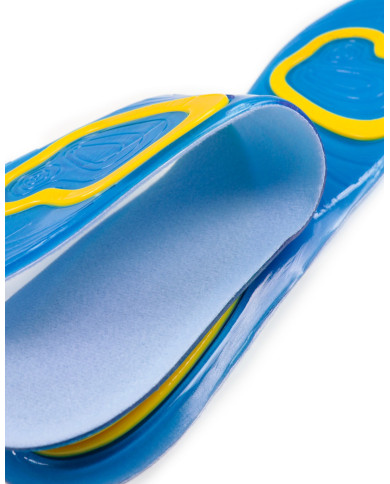 Blue and Yellow Anti-Allergic Gel Insoles