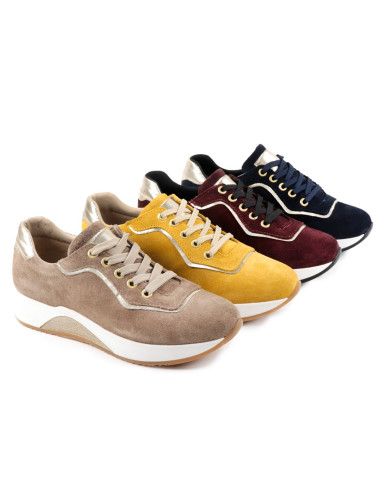 Ginova Women's Trainers in Camurça