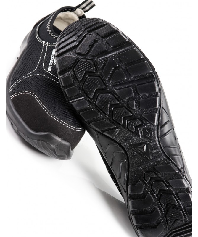 Sapato Preto de Biqueira de Aço Deltaplus