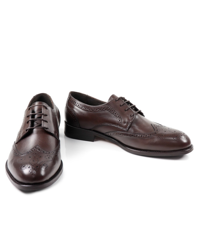 Zapatos para hombres en la piel