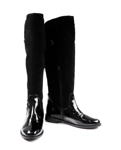 Rasa Black Boots with Cano Alto Ginova