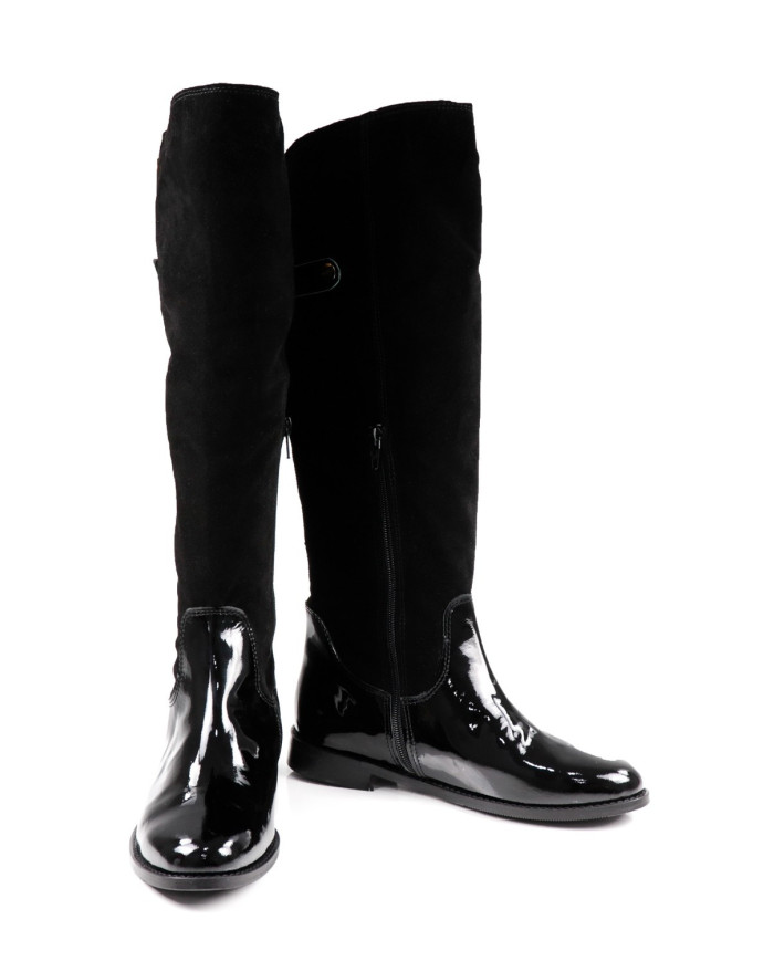 Botas de mujeres Rasas Ginova con Cano Alto