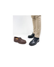 Ginova Man Black Candle Shoes