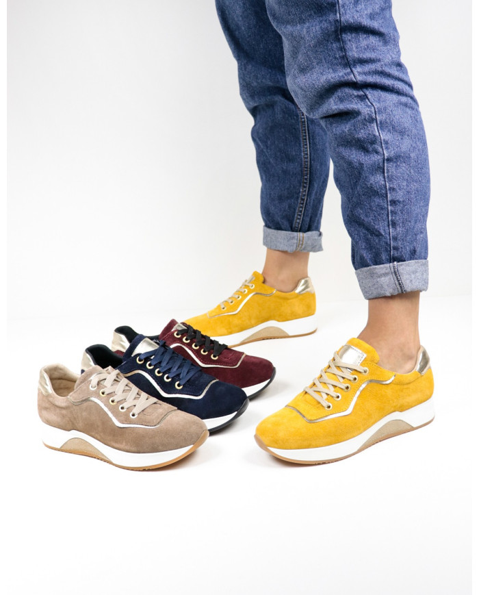 Ginova Women's Trainers in Camurça