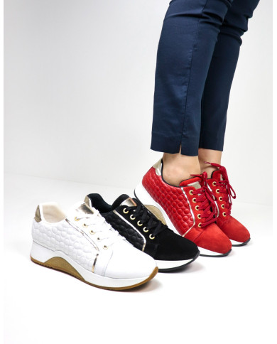 Sapatilhas de Mulher Ginova em Pele