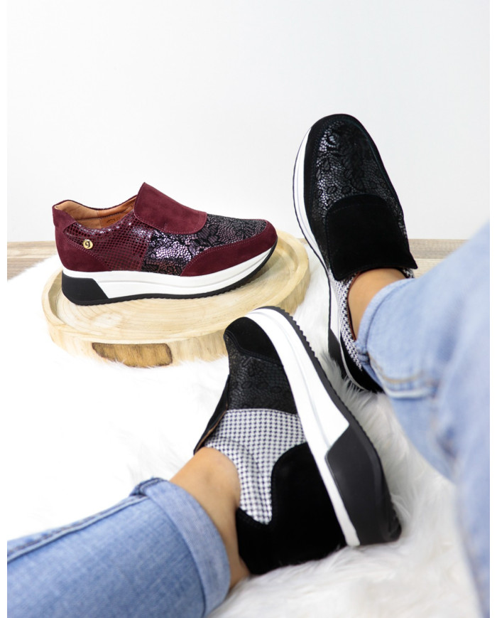 Ginova Women's Slippers with Textures