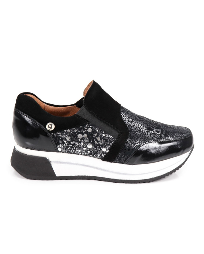 Women's Black Trainers Ginova without Wholesaler