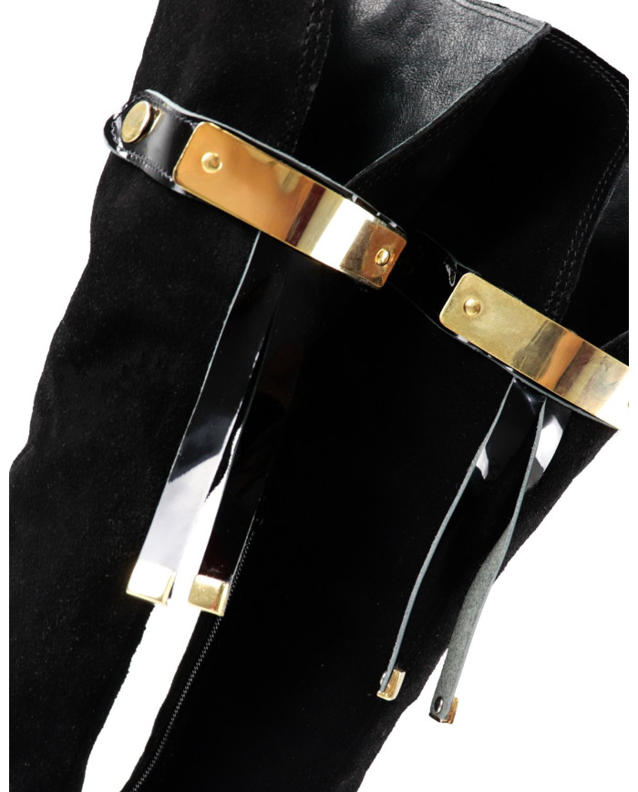 Rasa Black Boots with Cano Alto Ginova