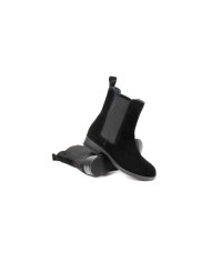 Botas Pretas Rasa de Mulher Ginova com Elástico