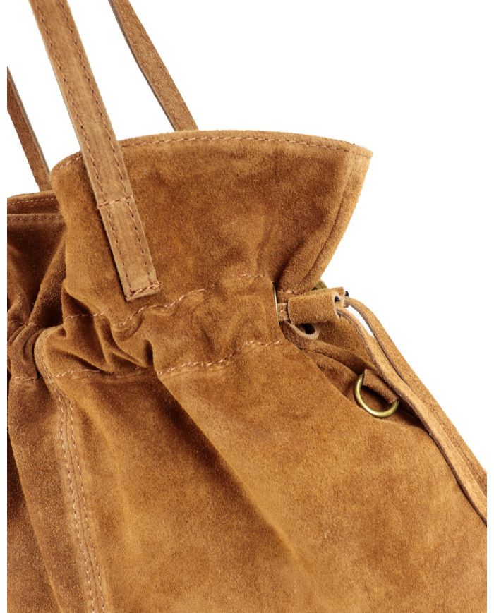 Mala Camel Tipo Saco de Mulher