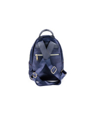 Women's Blue Backpack with Pocket on Front